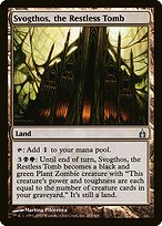 Magic the Gathering Card - Svogthos, the Restless Tomb - MTG Circle