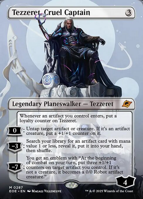 Magic the Gathering Card - Tezzeret, Cruel Captain - MTG Circle