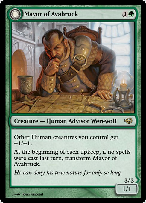 Magic the Gathering Card - Mayor of Avabruck - MTG Circle