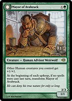 Magic the Gathering Card - Mayor of Avabruck // Howlpack Alpha - MTG Circle