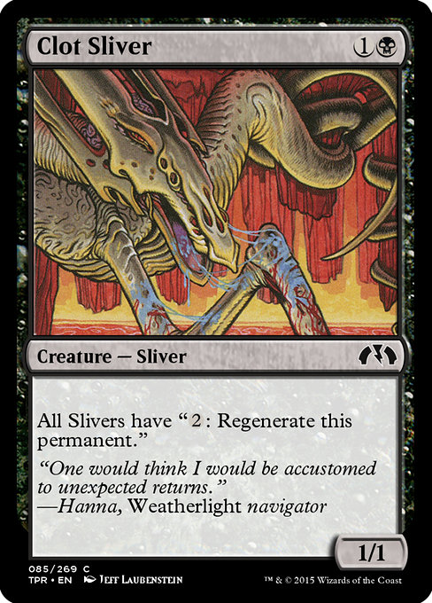 Magic the Gathering Card - Clot Sliver - MTG Circle