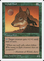 Magic the Gathering Card - Wyluli Wolf - MTG Circle