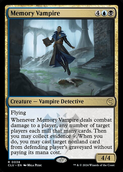 Magic the Gathering Card - Memory Vampire - MTG Circle
