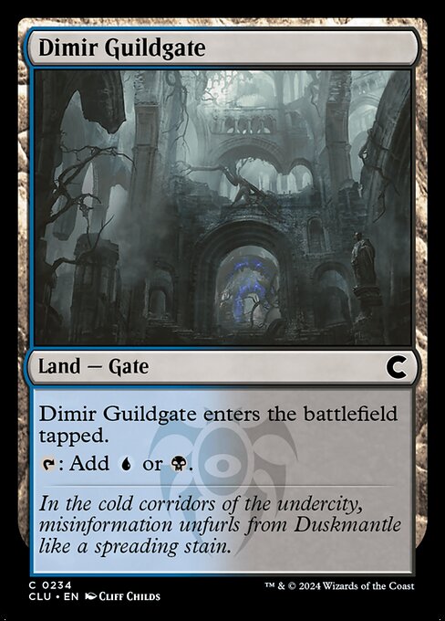 Magic the Gathering Card - Dimir Guildgate - MTG Circle