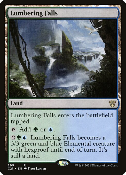 Magic the Gathering Card - Lumbering Falls - MTG Circle