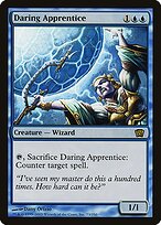Magic the Gathering Card - Daring Apprentice - MTG Circle