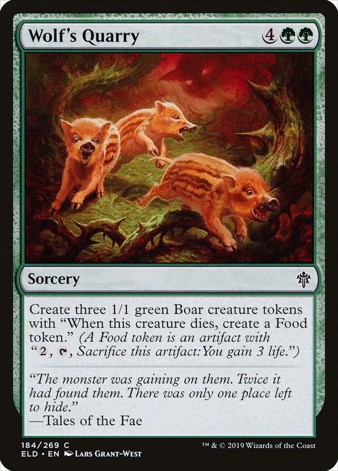 Magic the Gathering Card - Wolf's Quarry - MTG Circle