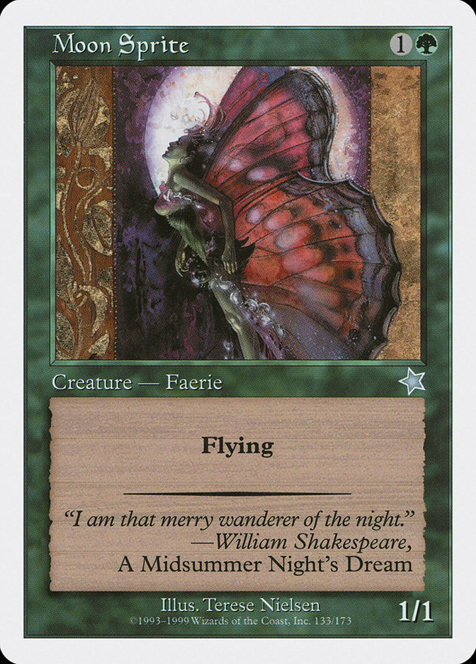 Magic the Gathering Card - Moon Sprite - MTG Circle