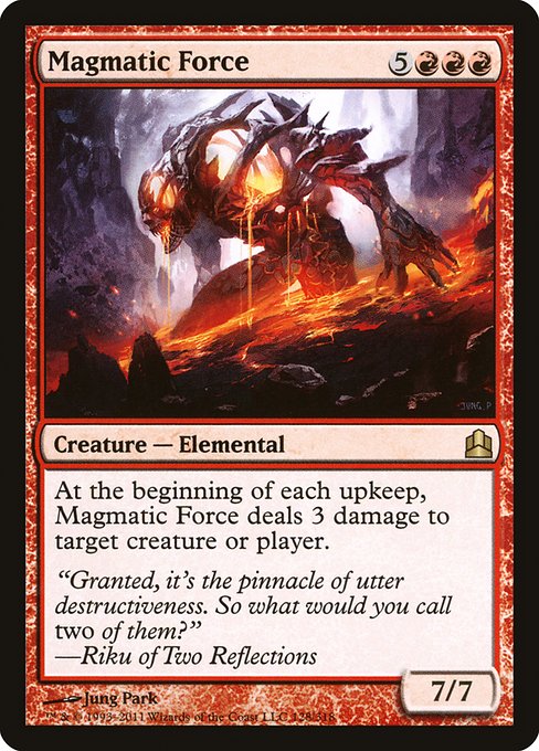 Magic the Gathering Card - Magmatic Force - MTG Circle