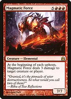 Magic the Gathering Card - Magmatic Force - MTG Circle
