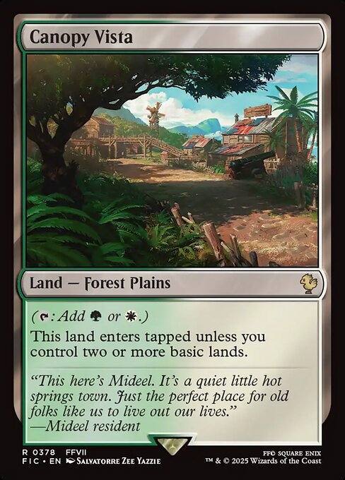 Magic the Gathering Card - Canopy Vista - MTG Circle
