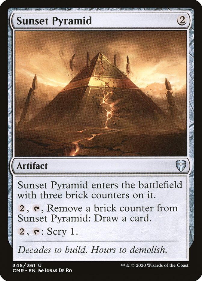 Magic the Gathering Card - Sunset Pyramid - MTG Circle