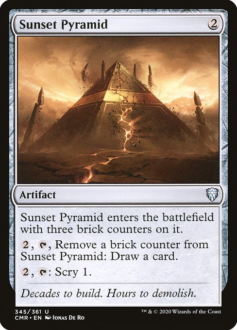 Magic the Gathering Card - Sunset Pyramid - MTG Circle
