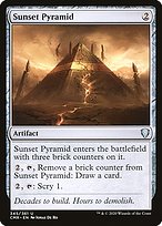 Magic the Gathering Card - Sunset Pyramid - MTG Circle