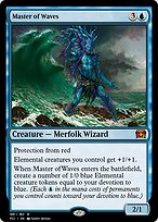 Magic the Gathering Card - Master of Waves - MTG Circle