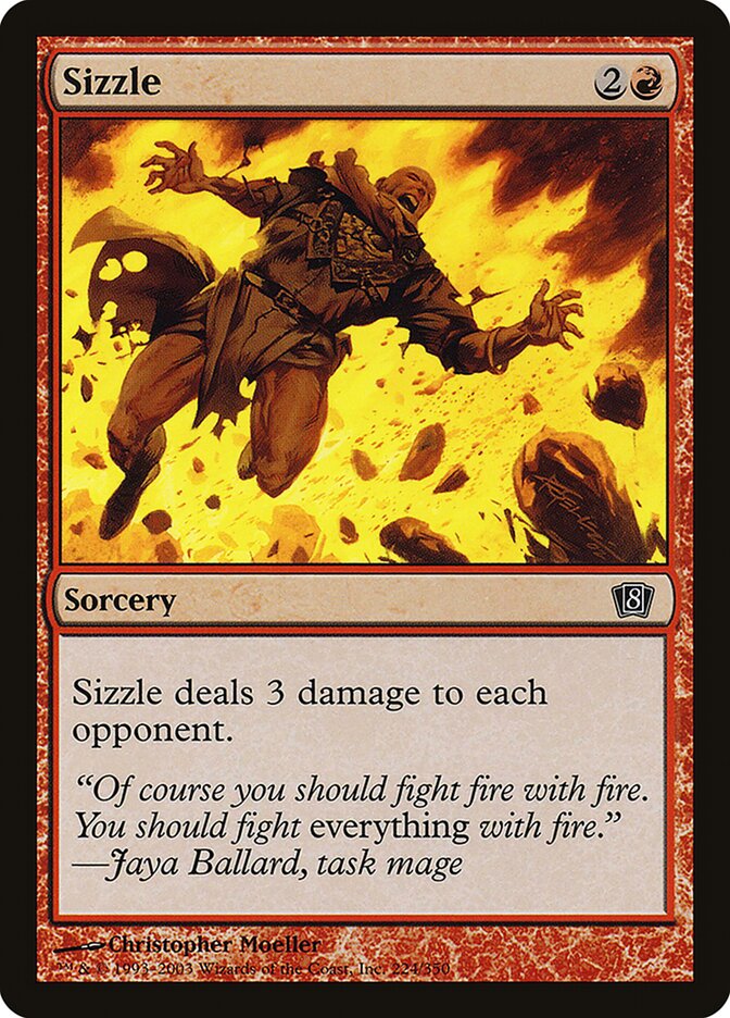Magic the Gathering Card - Sizzle - MTG Circle