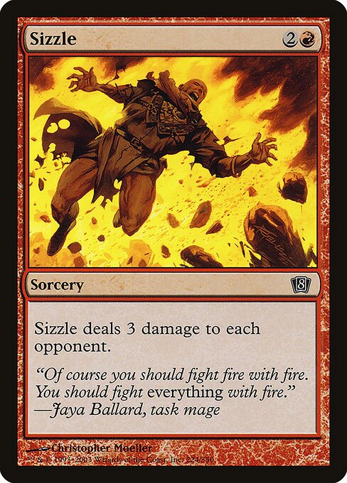 Magic the Gathering Card - Sizzle - MTG Circle