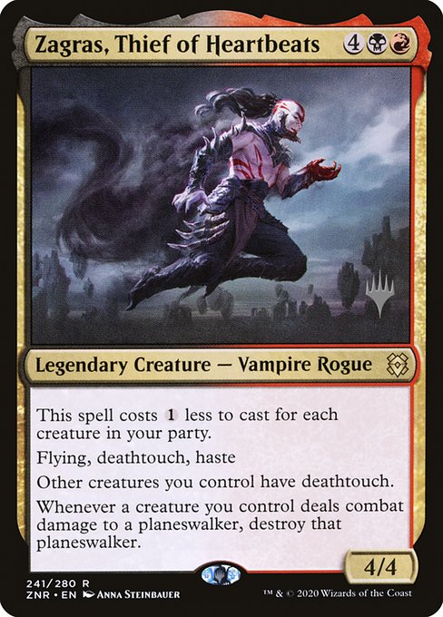 Magic the Gathering Card - Zagras, Thief of Heartbeats - MTG Circle