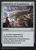 Magic the Gathering Card - Implement of Examination - MTG Circle