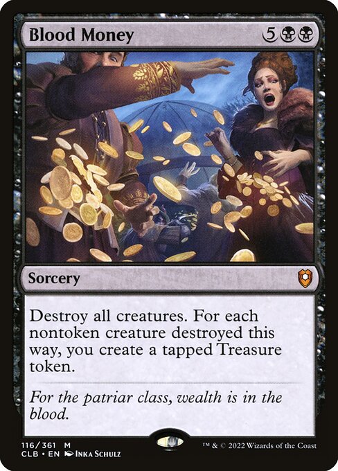 Magic the Gathering Card - Blood Money - MTG Circle