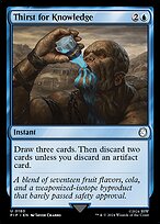 Magic the Gathering Card - Thirst for Knowledge - MTG Circle