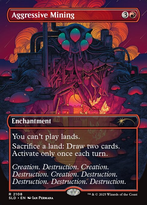 Magic the Gathering Card - Aggressive Mining - MTG Circle