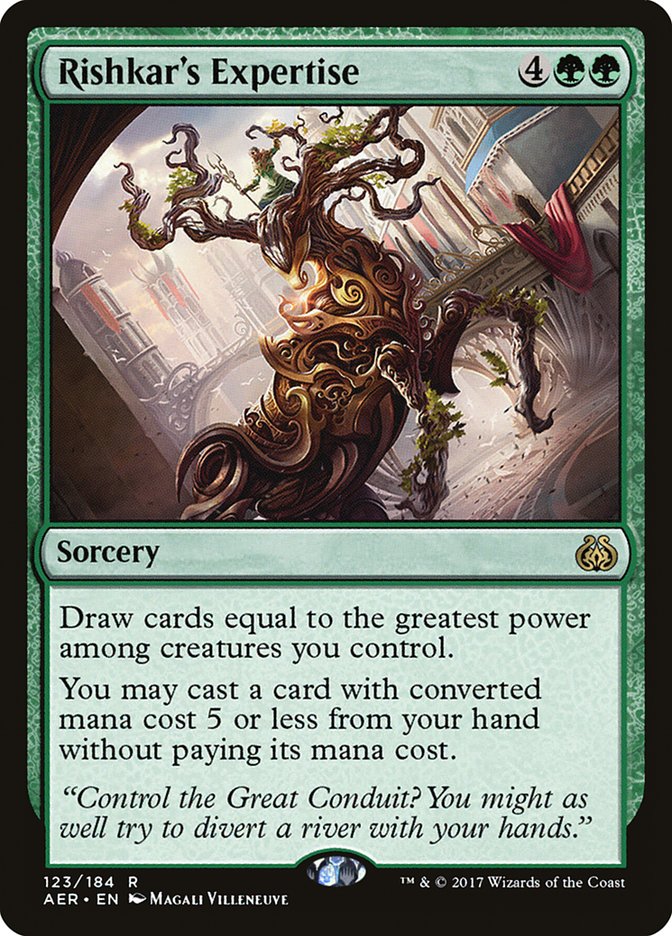 Magic the Gathering Card - Rishkar's Expertise - MTG Circle