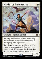 Magic the Gathering Card - Warden of the Inner Sky - MTG Circle