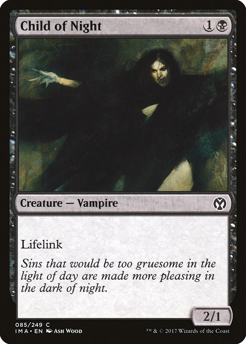Magic the Gathering Card - Child of Night - MTG Circle