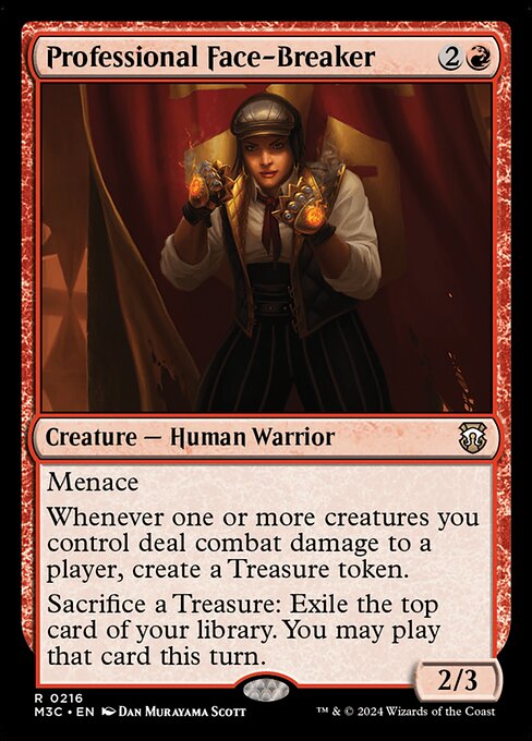 Magic the Gathering Card - Professional Face-Breaker - MTG Circle