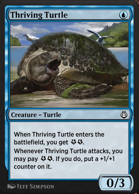 Magic the Gathering Card - Thriving Turtle - MTG Circle