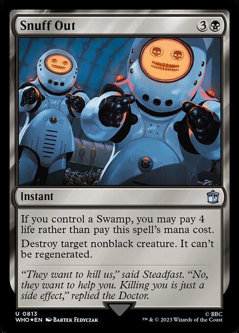 Magic the Gathering Card - Snuff Out - MTG Circle