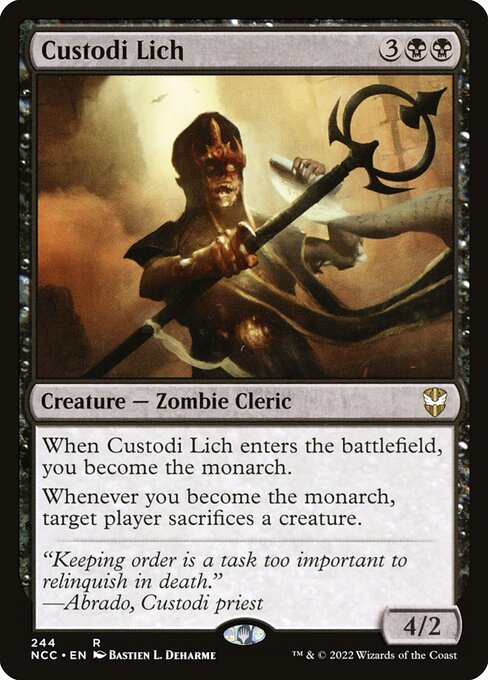 Magic the Gathering Card - Custodi Lich - MTG Circle