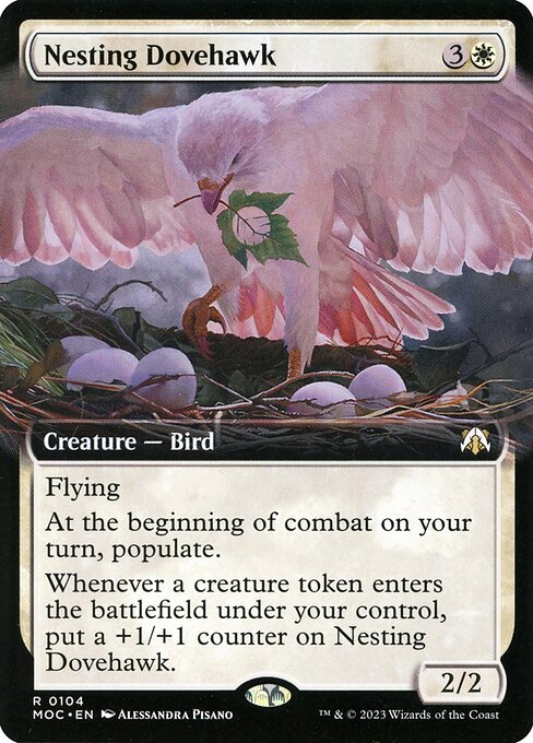 Magic the Gathering Card - Nesting Dovehawk - MTG Circle