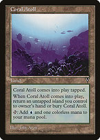 Magic the Gathering Card - Coral Atoll - MTG Circle