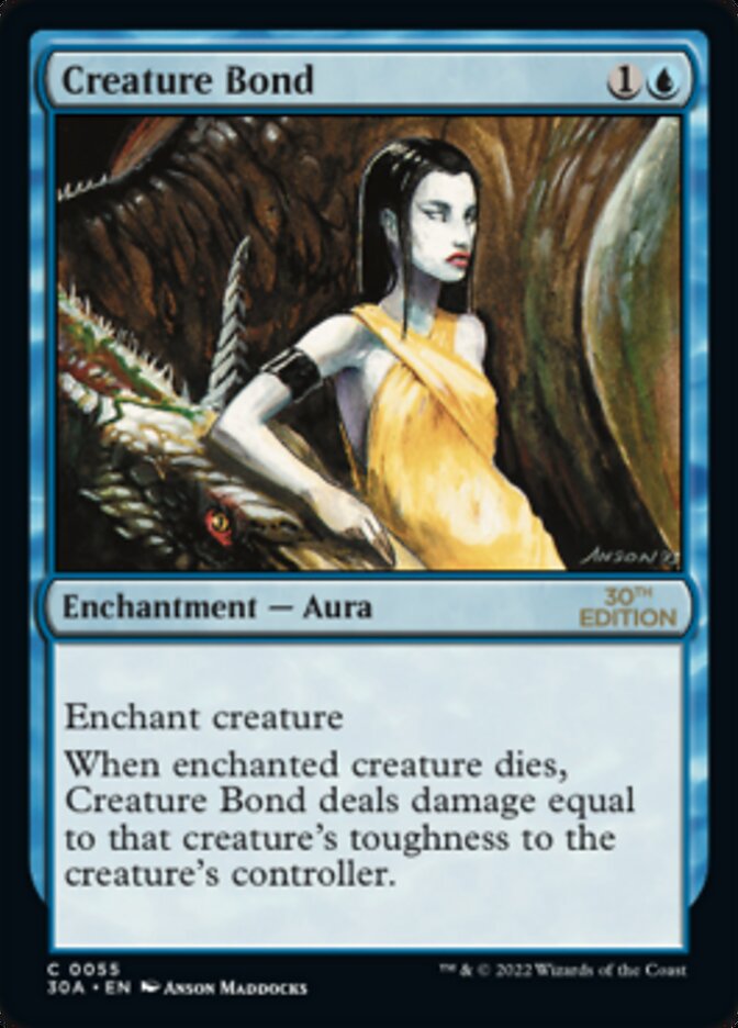 Magic the Gathering Card - Creature Bond - MTG Circle