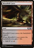 Magic the Gathering Card - Bloodfell Caves - MTG Circle