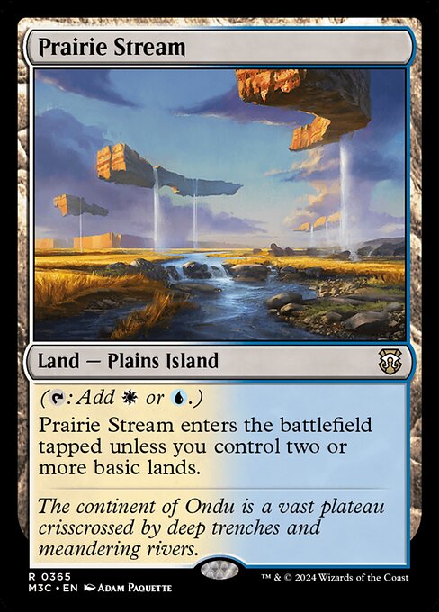 Magic the Gathering Card - Prairie Stream - MTG Circle