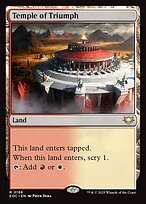 Magic the Gathering Card - Temple of Triumph - MTG Circle