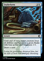 Magic the Gathering Card - Snakeform - MTG Circle