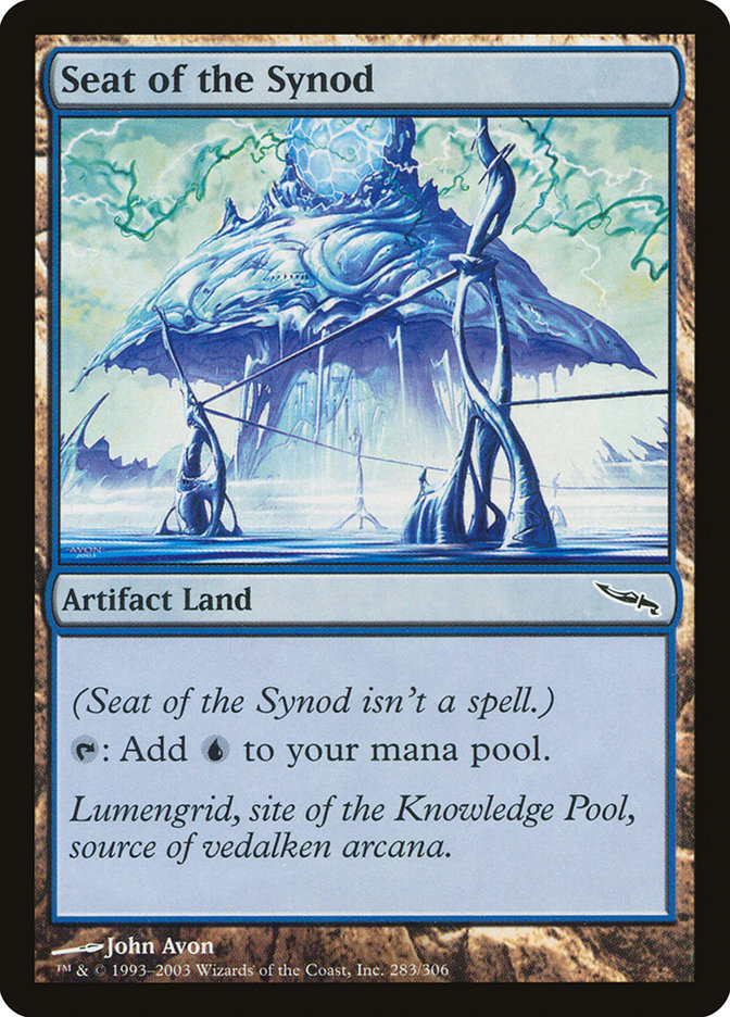 Magic the Gathering Card - Seat of the Synod - MTG Circle