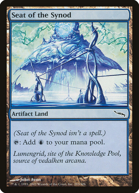 Magic the Gathering Card - Seat of the Synod - MTG Circle