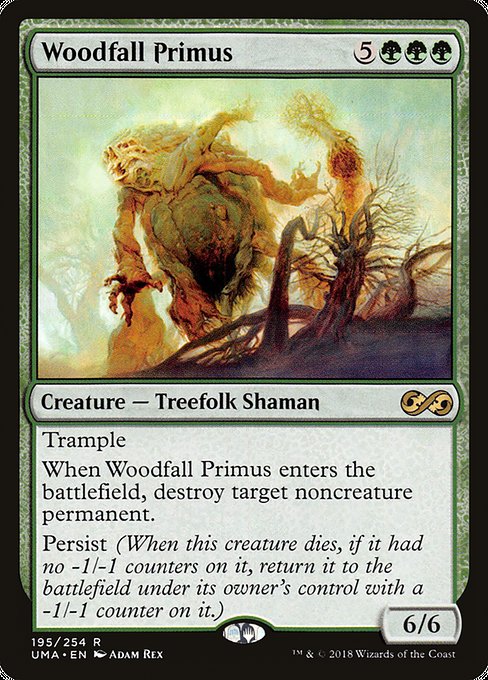 Magic the Gathering Card - Woodfall Primus - MTG Circle