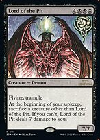 Magic the Gathering Card - Lord of the Pit - MTG Circle