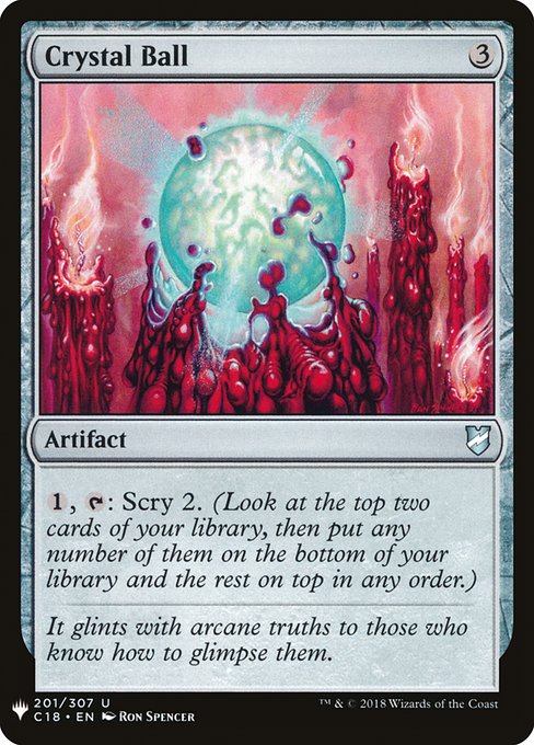 Magic the Gathering Card - Crystal Ball - MTG Circle