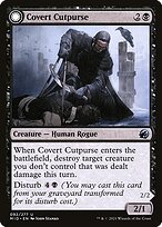 Magic the Gathering Card - Covert Cutpurse // Covetous Geist - MTG Circle