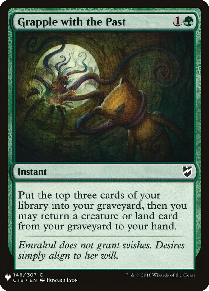 Magic the Gathering Card - Grapple with the Past - MTG Circle