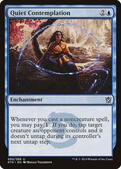 Magic the Gathering Card - Quiet Contemplation - MTG Circle