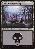 Magic the Gathering Card - Snow-Covered Swamp - MTG Circle