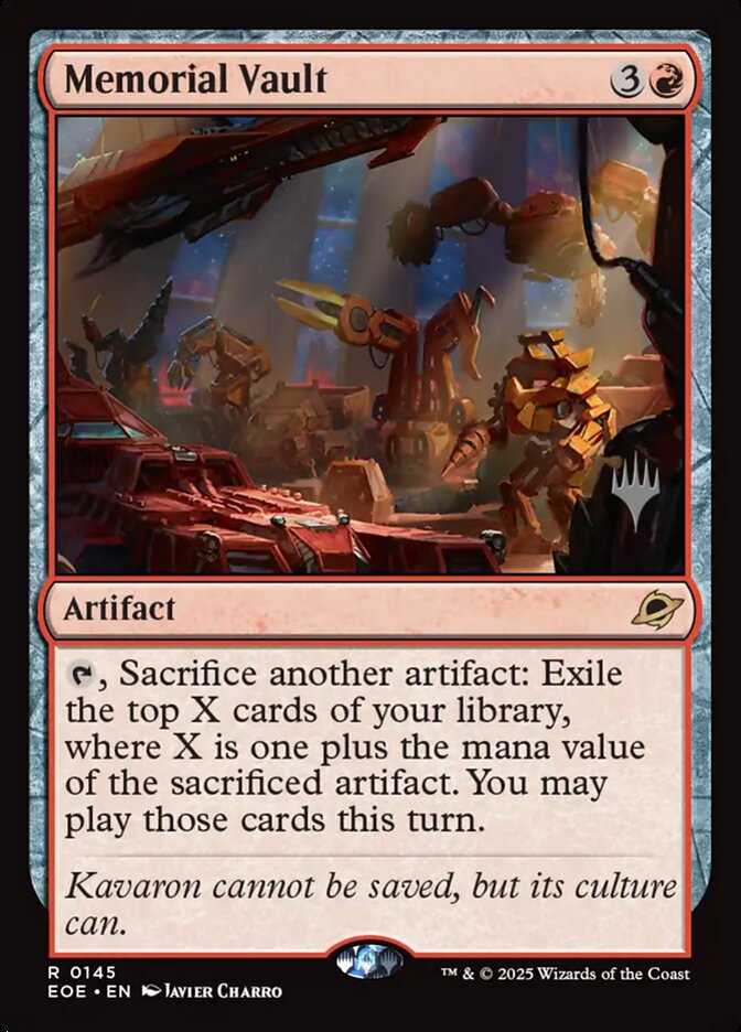 Magic the Gathering Card - Memorial Vault - MTG Circle